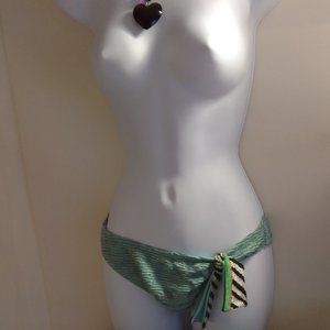 Cecilia Prado Medium Aqua Bikini Bottoms